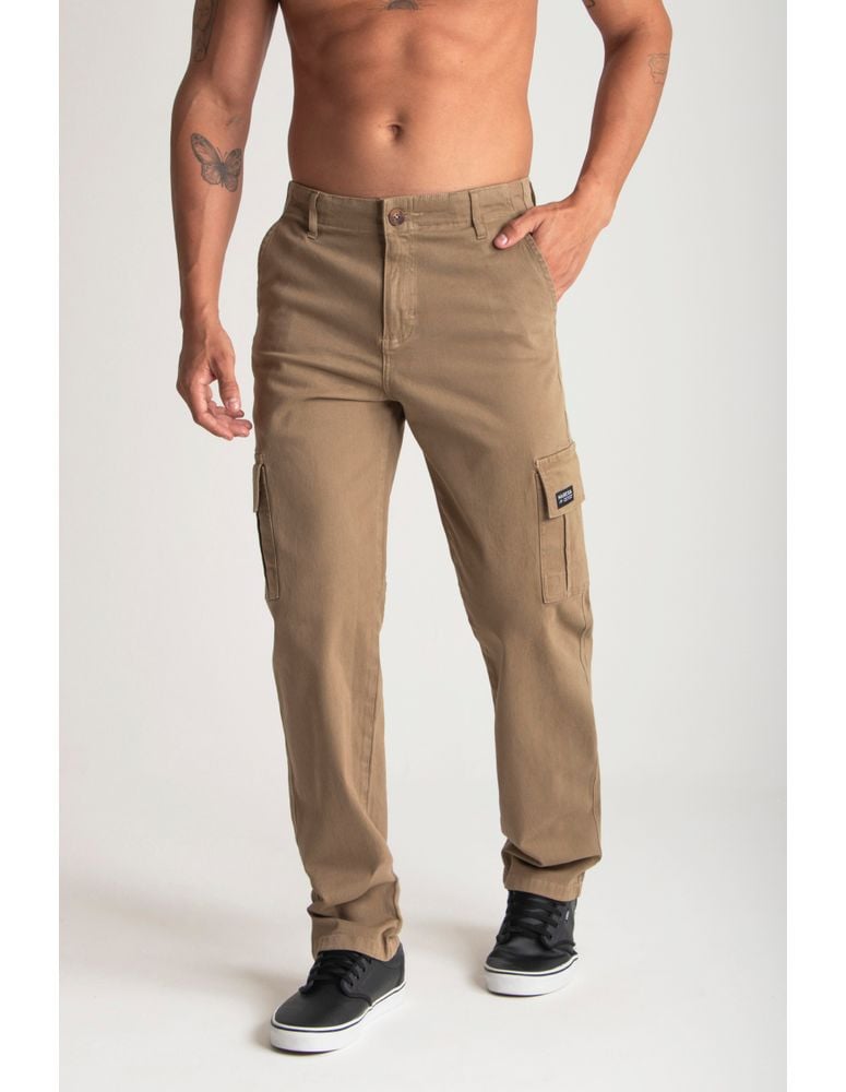 Calca Cargo Skater Caqui