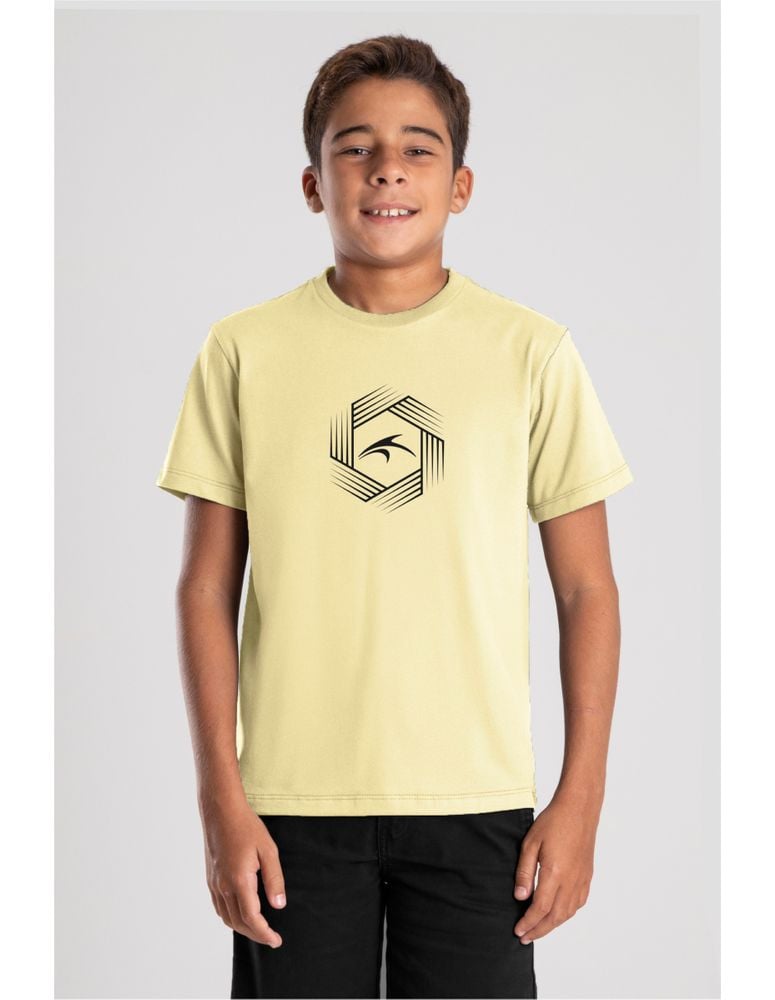 Camiseta Silk Juvenil Fiber Banana
