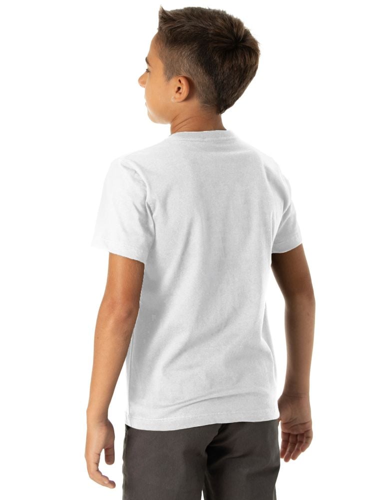 Camiseta Silk Juvenil Big Signature Branco