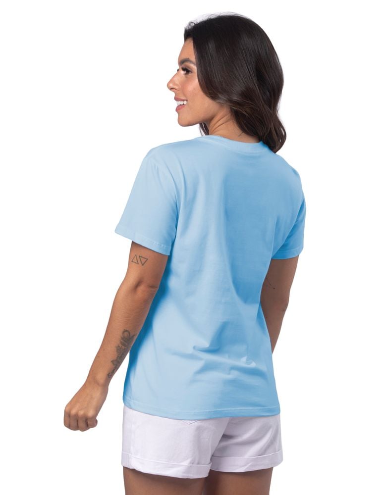 Camiseta Feminina Colorway Azul Glacial