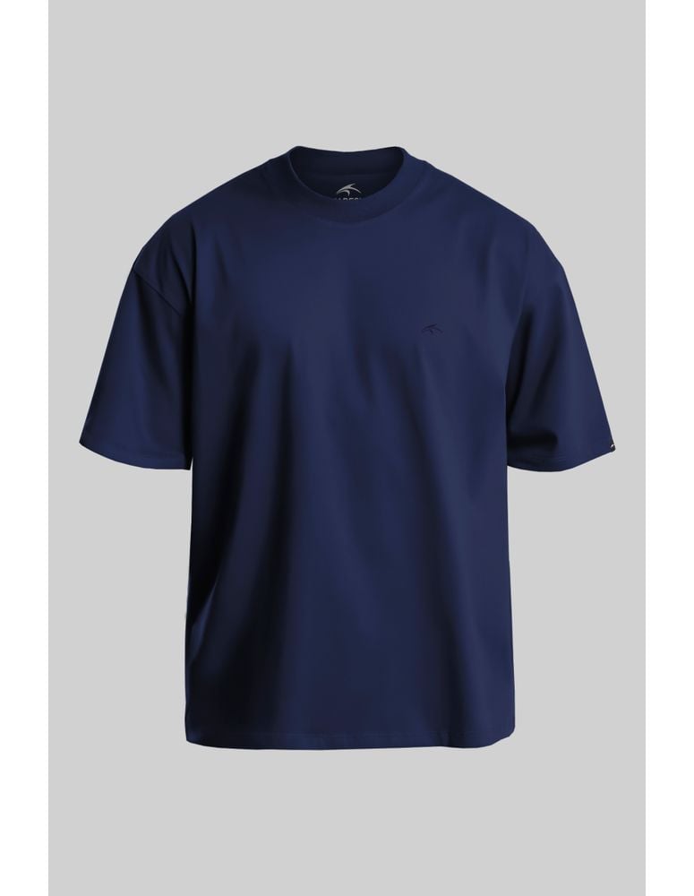 Camiseta Especial Oversized Oversized Azul Navy