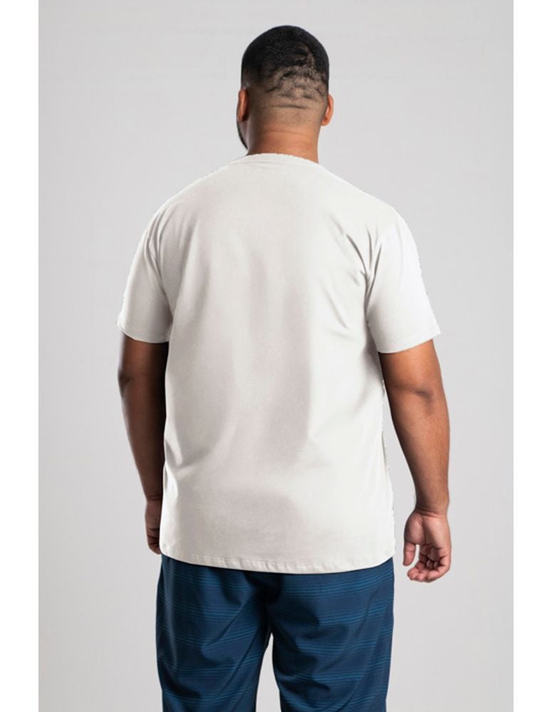 Camiseta Silk Plus Size Classic Baunilha