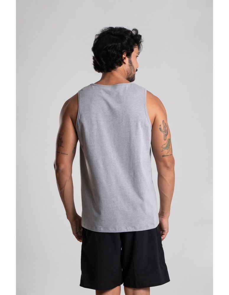 Regata Cavada Fiber Mescla Cinza