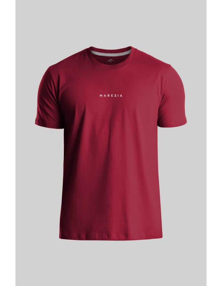 Camiseta Silk Slim Fit Classic Bordo Profundo