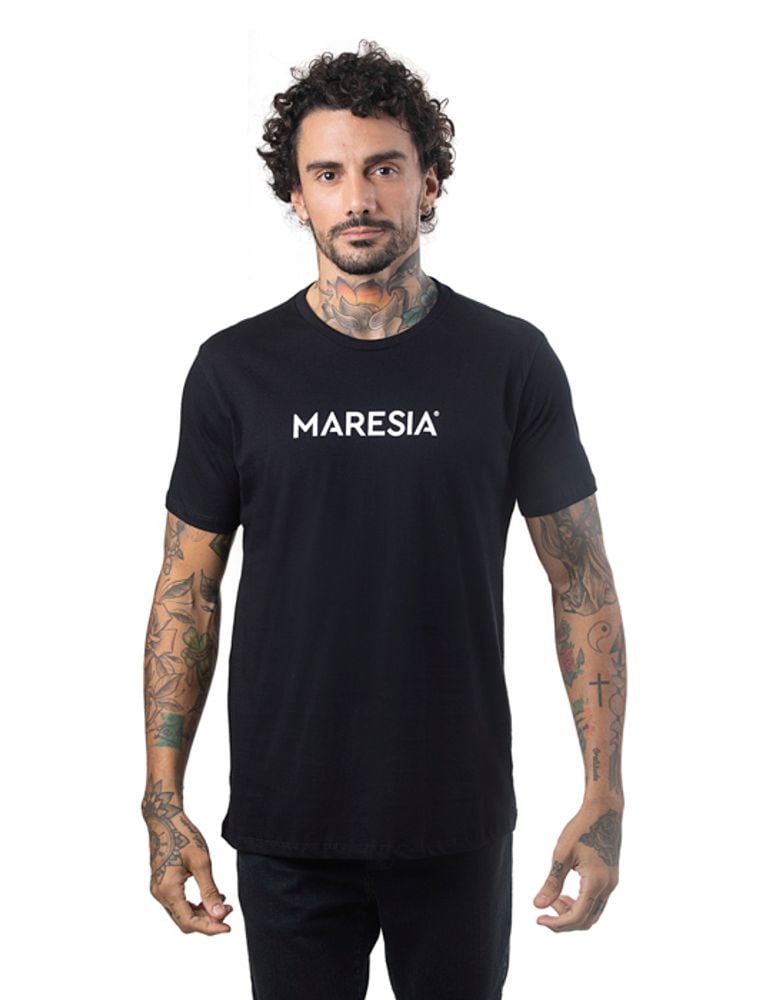 Camiseta Silk Slim Fit Colorway Type Preto