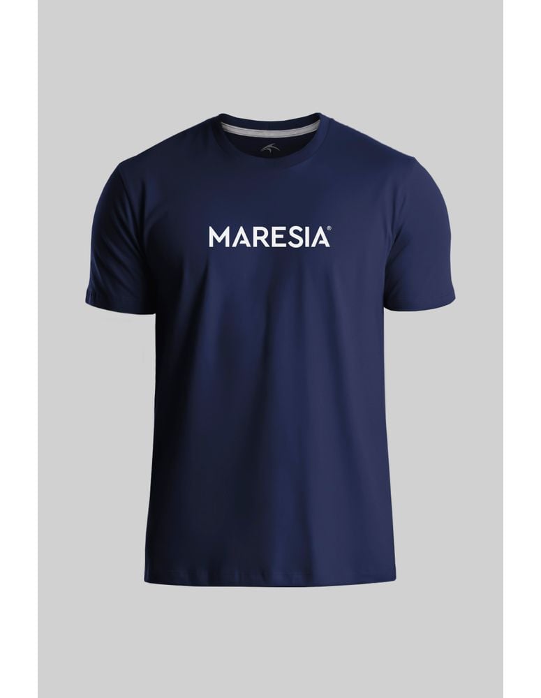 Camiseta Silk Slim Fit Colorway Type Azul Navy