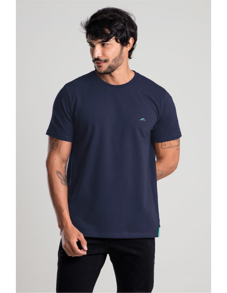 Camiseta Especial Cotton  Azul Marinho