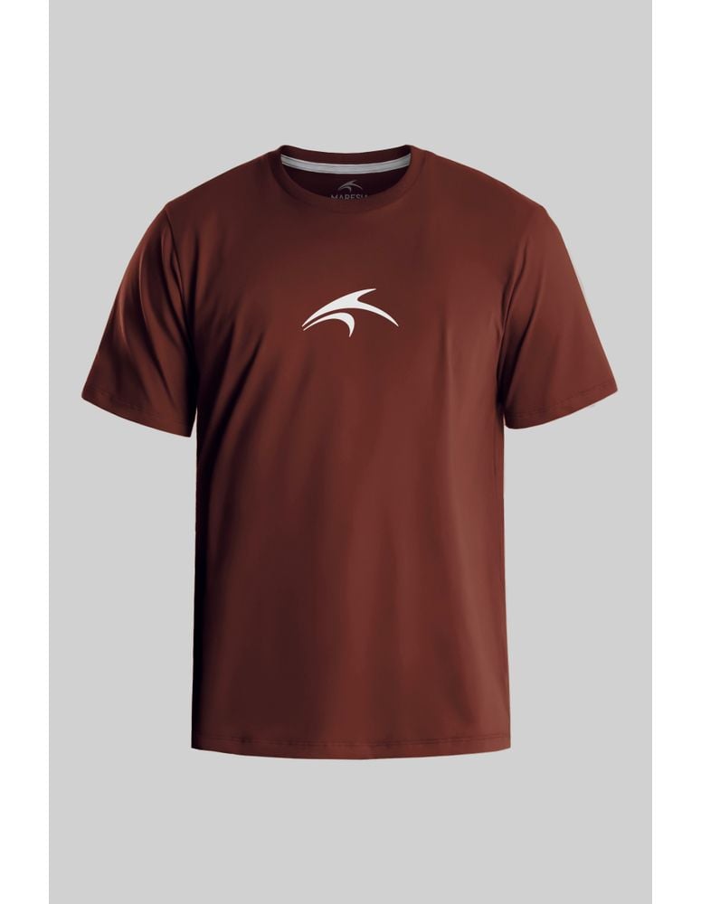 Camiseta Silk Logoway Marrom Expresso