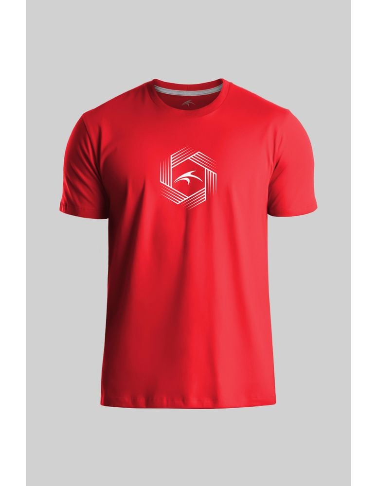 Camiseta Silk Slim Fit Fiber Vermelho