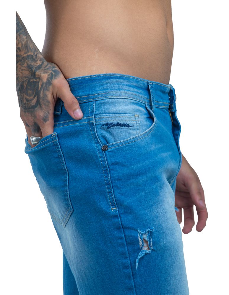 Bermuda Jeans Skinny  Pipe