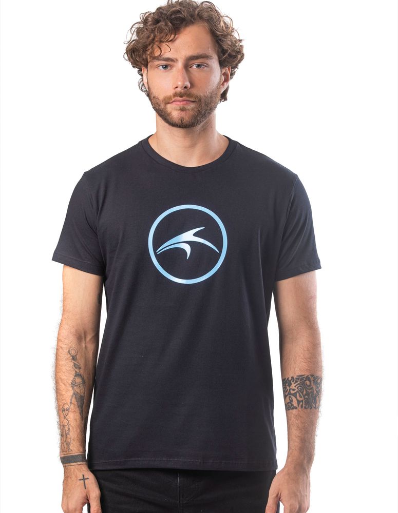 Camiseta Silk Slim Colorway Preto