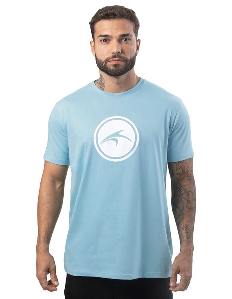 Camiseta Silk Slim Fit Colorway Bold Azul Hawaii