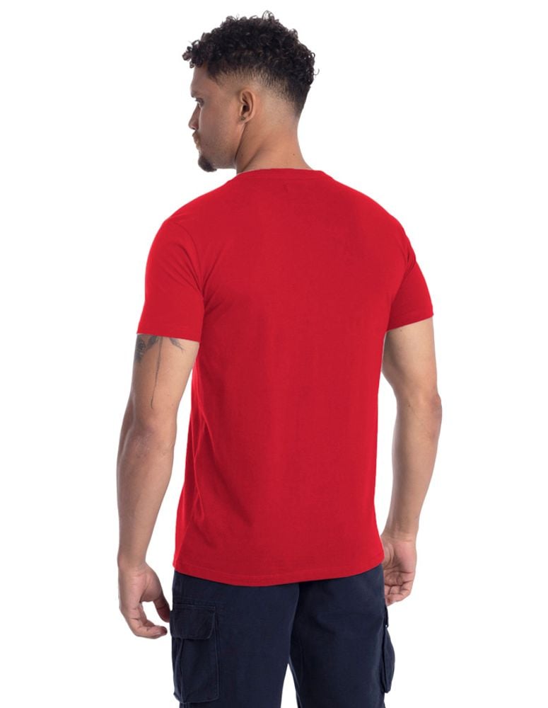 Camiseta Especial Embossing Assinatura Vermelho