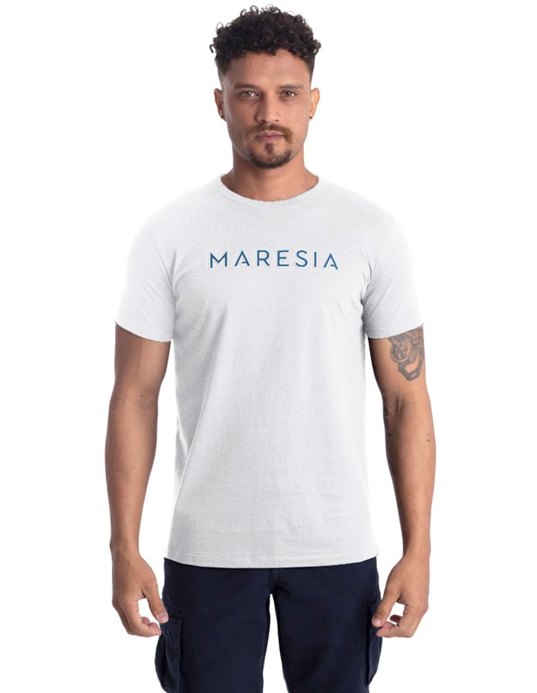 Camiseta Especial Embossing Assinatura Branco 