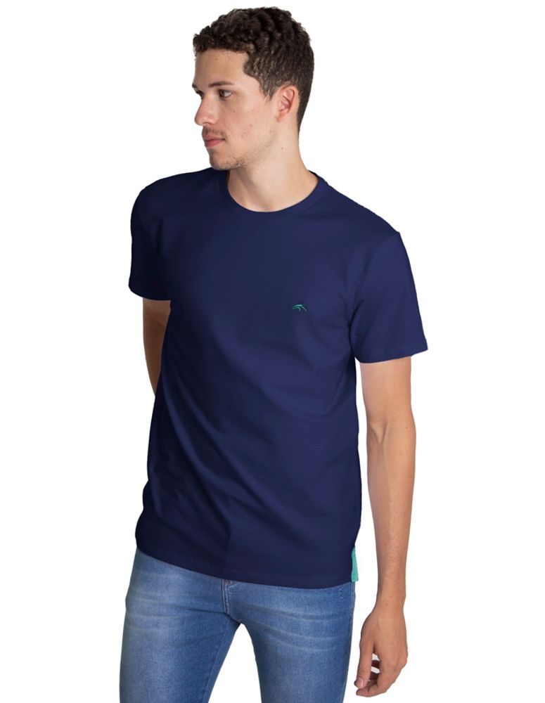 Camiseta Especial Cotton  Azul Marinho