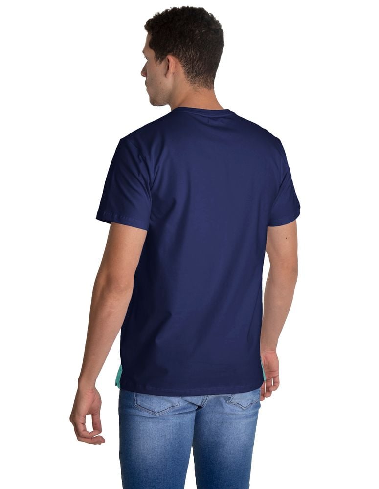 Camiseta Especial Cotton  Azul Marinho