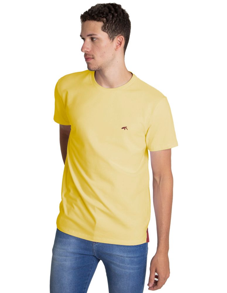 Camiseta Especial Cotton Amarelo Parafina