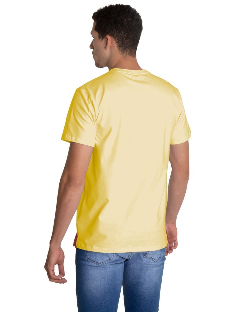 Camiseta Especial Cotton Amarelo Parafina