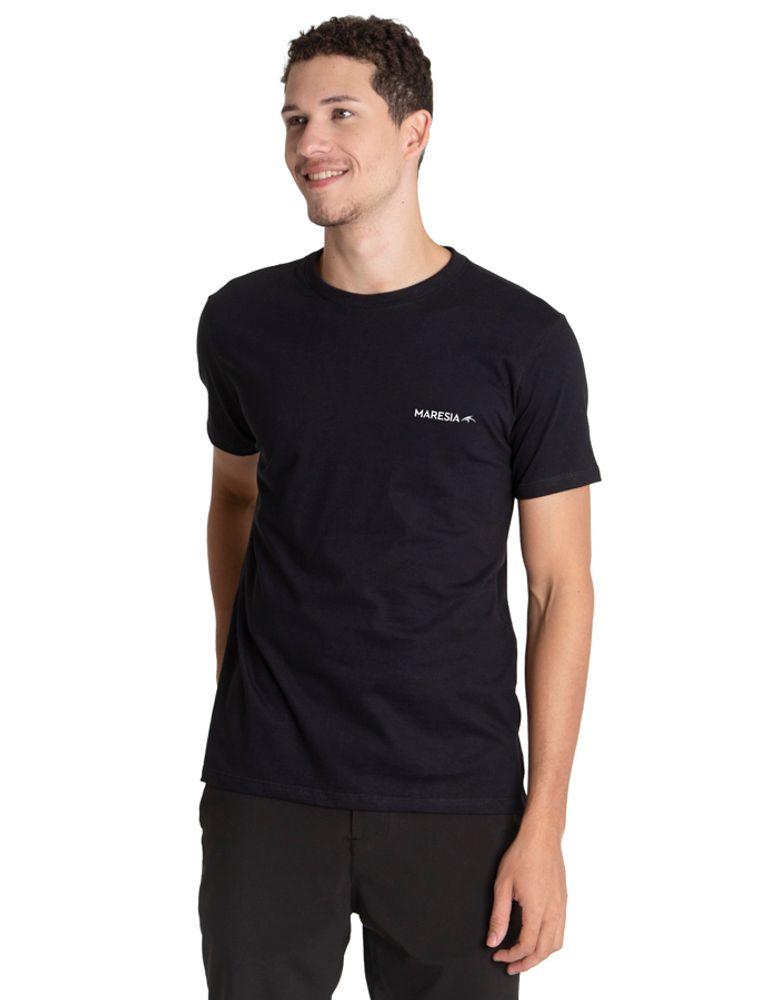 Camiseta Silk Slim Fit Brand Preto