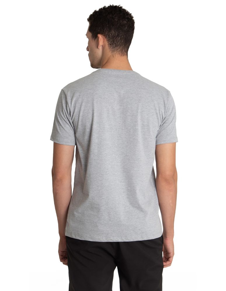 Camiseta Silk Slim Fit Big Signature Mescla Cinza