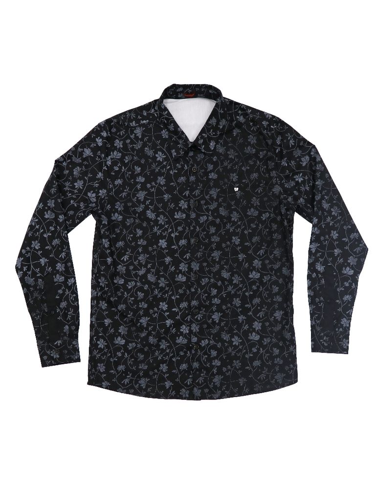 Camisa Ml Slim Adulto Floral