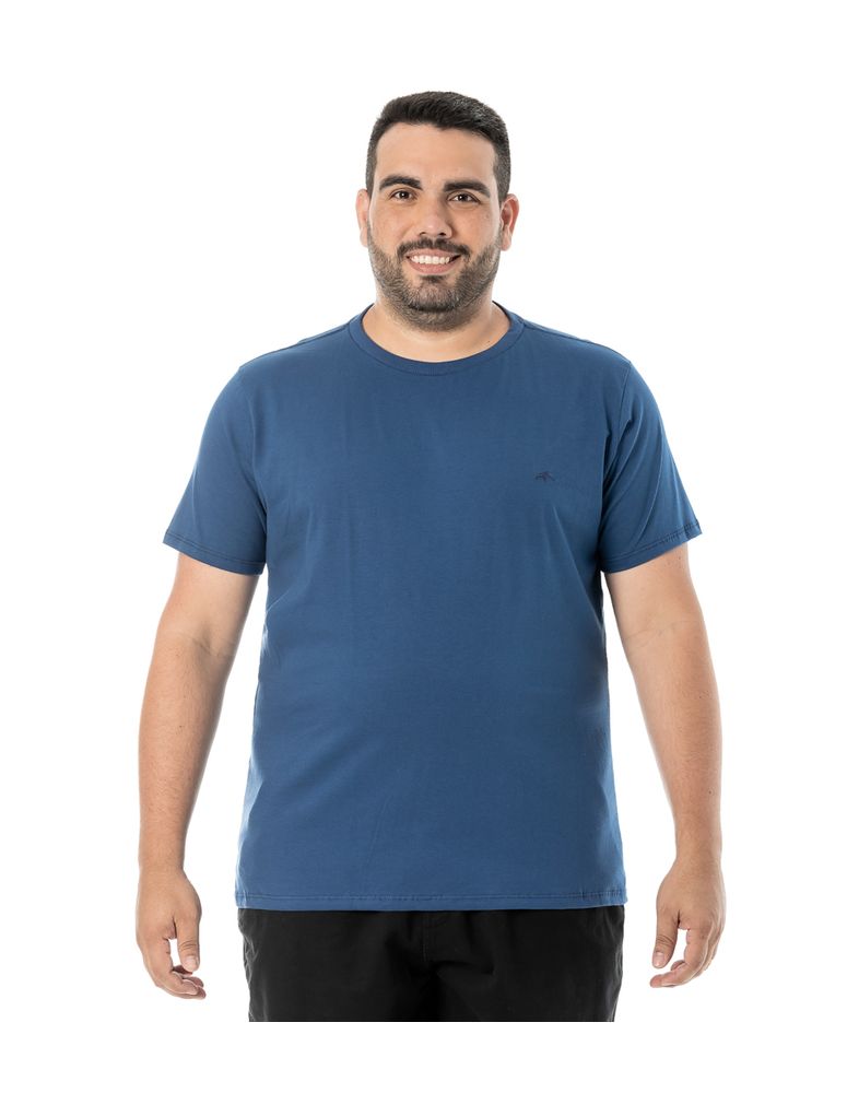 Camiseta Especial Plus Size Color Azul Navy