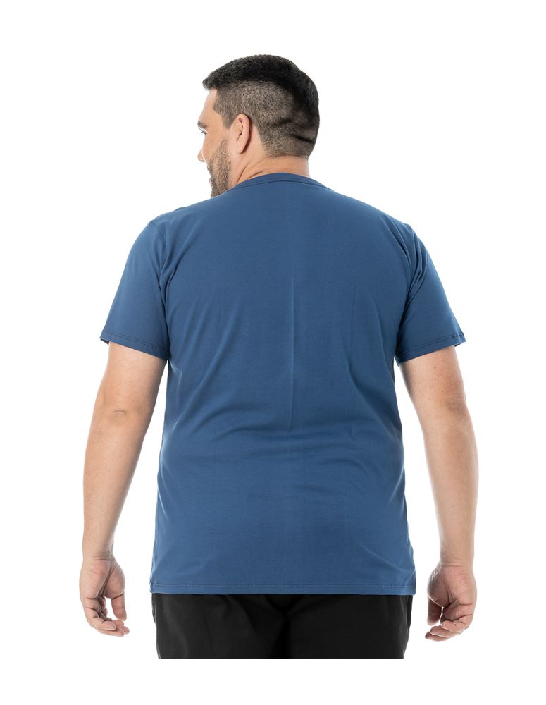 Camiseta Especial Plus Size Color Azul Navy