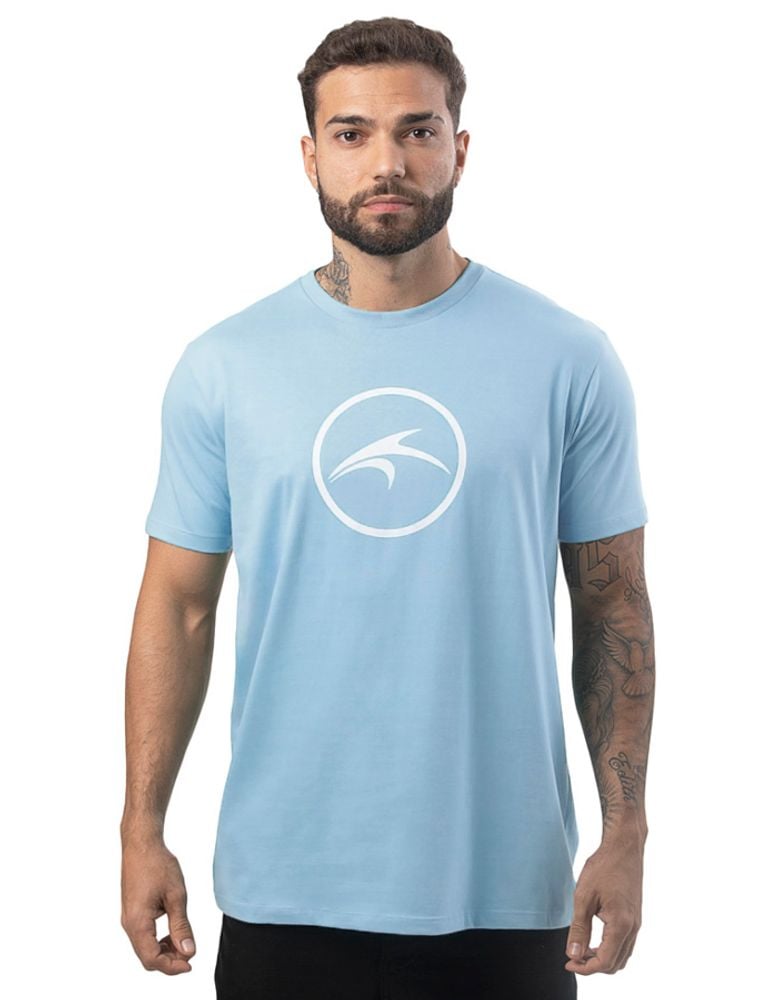 Camiseta Silk Slim Colorway Azul Hawaii