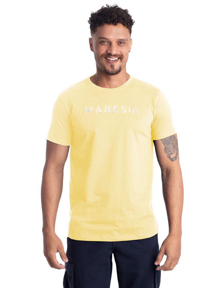 Camiseta Especial Emboss Refletivo Amarelo Parafina