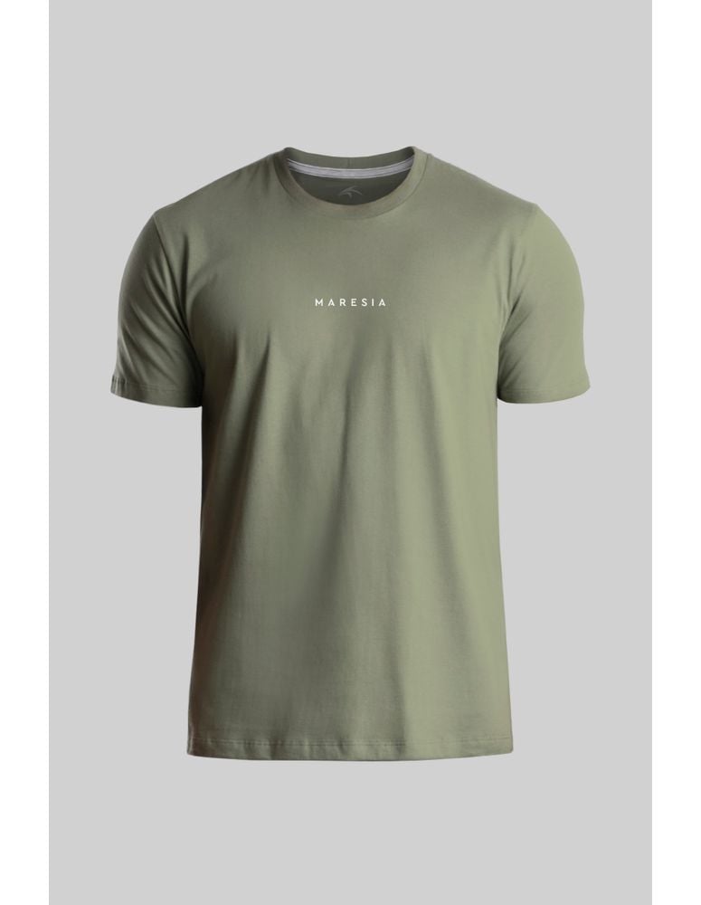 Camiseta Silk Slim Fit Classic Oliva