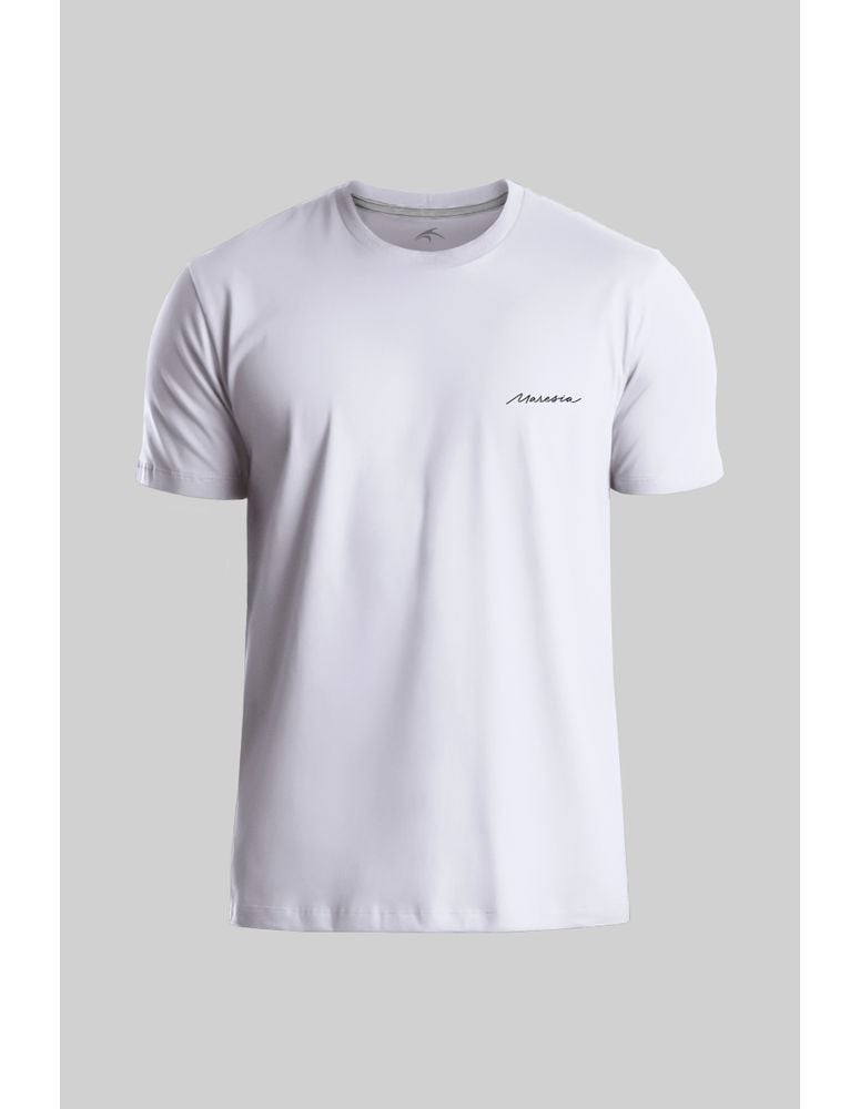 Camiseta Silk Slim Fit Signature Branco