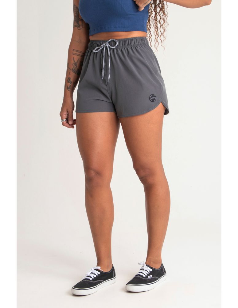 Short Feminino Tulipa Color Chumbo