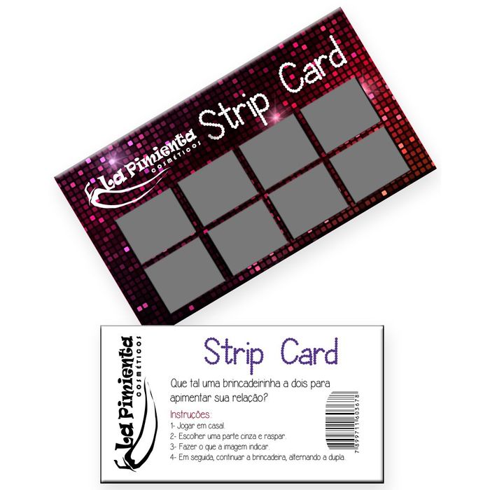Raspadinha Strip Card 5 Unidades - La Pimienta