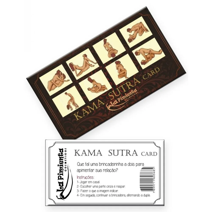 Raspadinha Kama Sutra Card 5 Unidades - La Pimenta