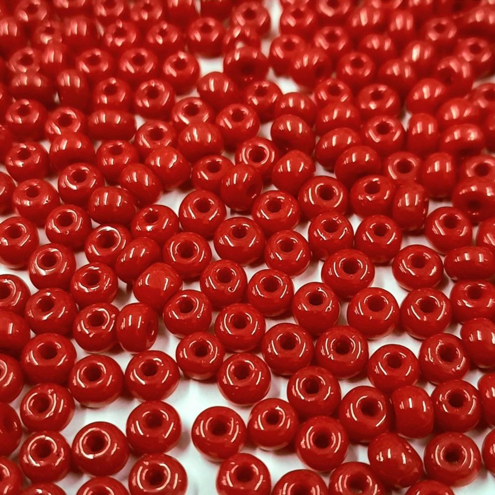 Miçanga Indiana Fosca Vermelho Esc 93190 - 9/0(2,6mm) 500 gramas