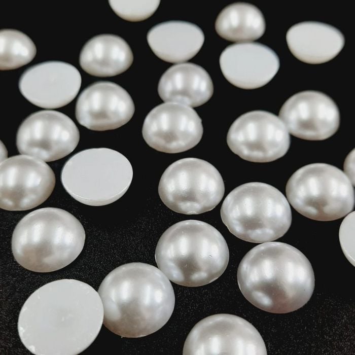 Meia Pérola ABS Branca - 12mm 250g