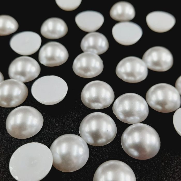 Meia Pérola ABS Branca - 14mm 250g