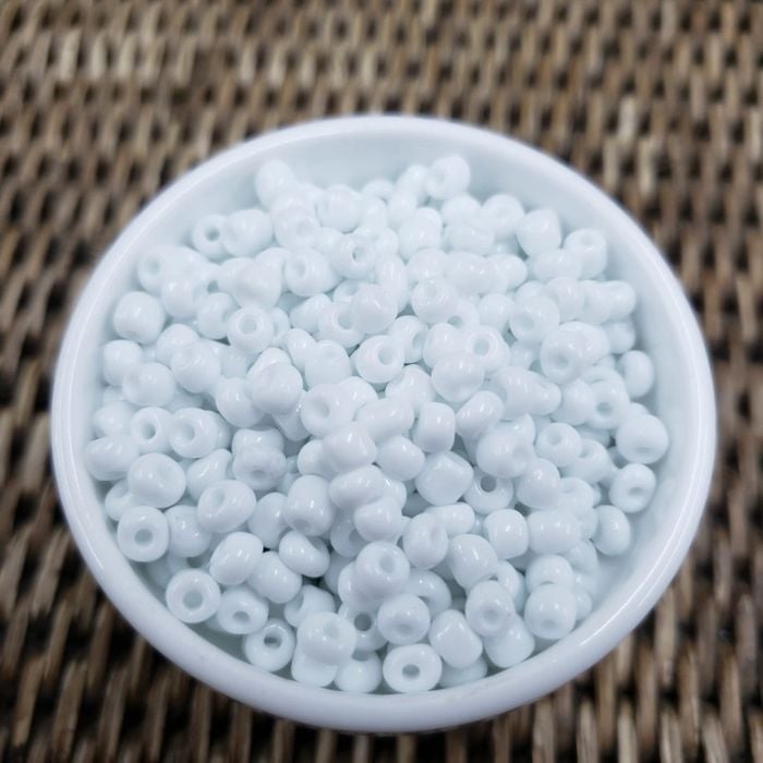 Miçanga Chinesa Fosca Branca 41 - 8/0(2,9mm) 500g