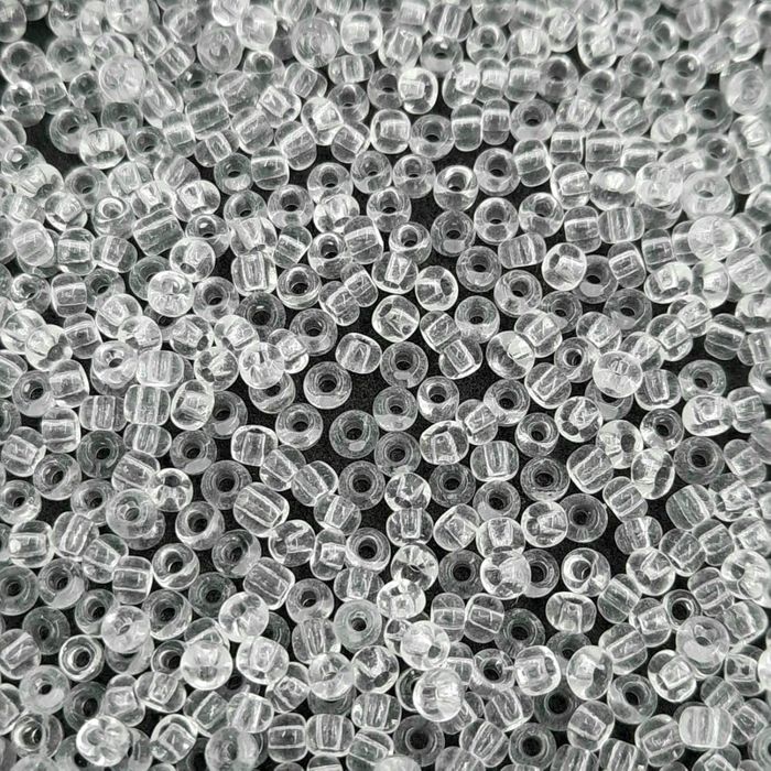 Miçanga Chinesa Transparente 1 - 8/0(2,9mm) 500g