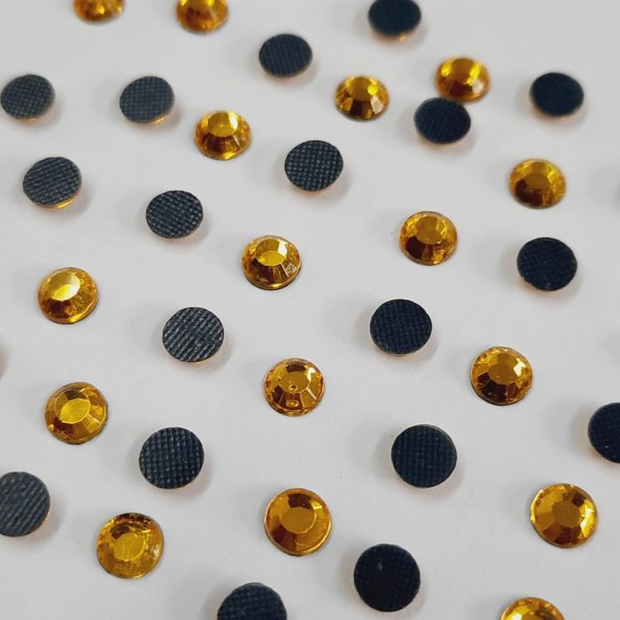Strass Base Reta Hotfix Chinês Gold - SS16(3,80-4,00mm) 34g
