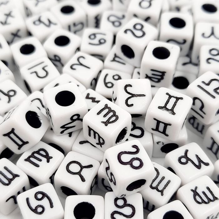 Entremeio de Signo Branco e Preto - 7mm 25g
