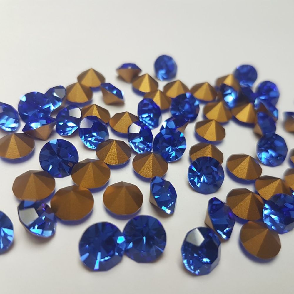 Strass Diamond Safira - SS12/PP24(3,00-3,20mm) 1.440 Peças
