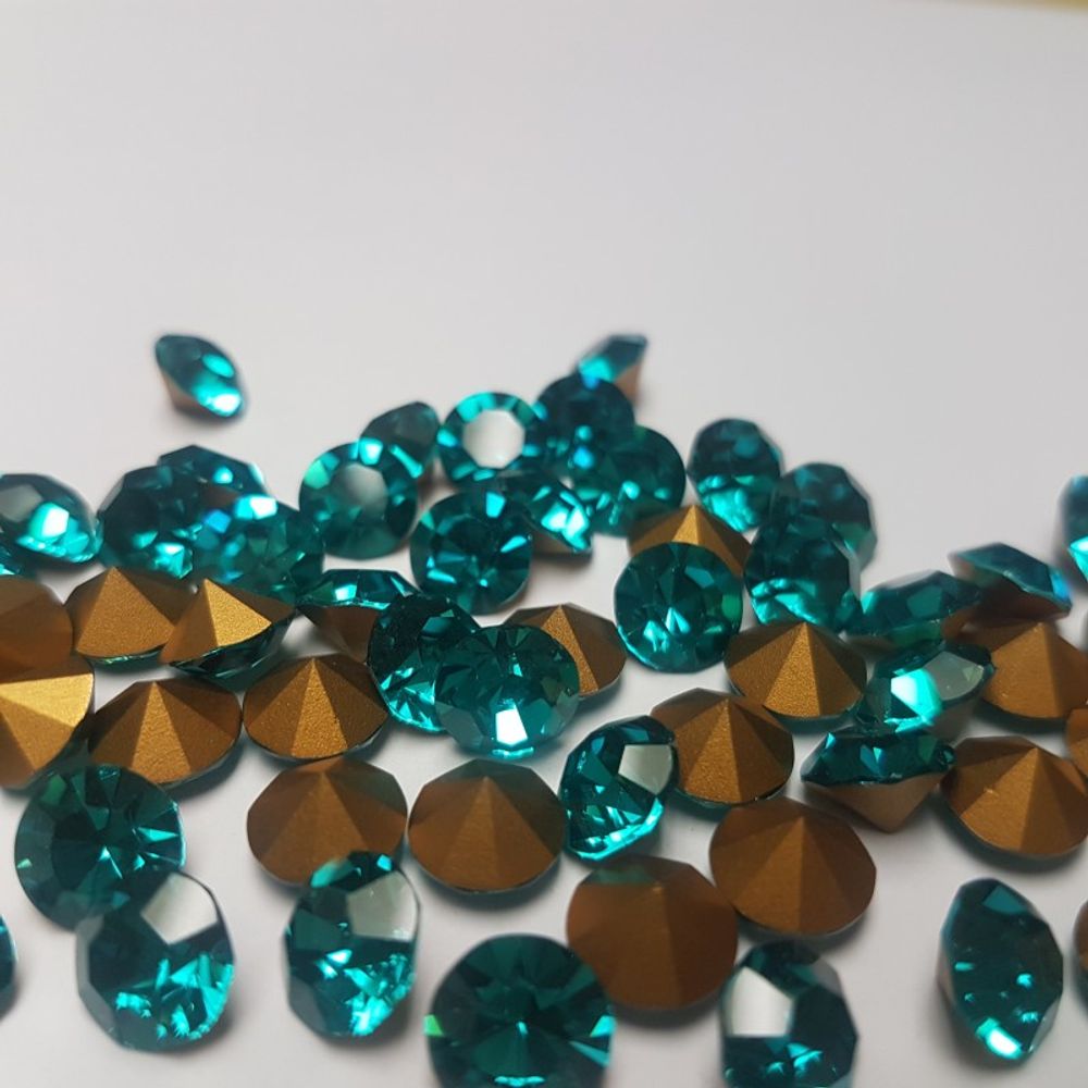 Strass Diamond Blue Zircon - SS14/PP27(3,40 - 3,50mm) 1.440 Peças