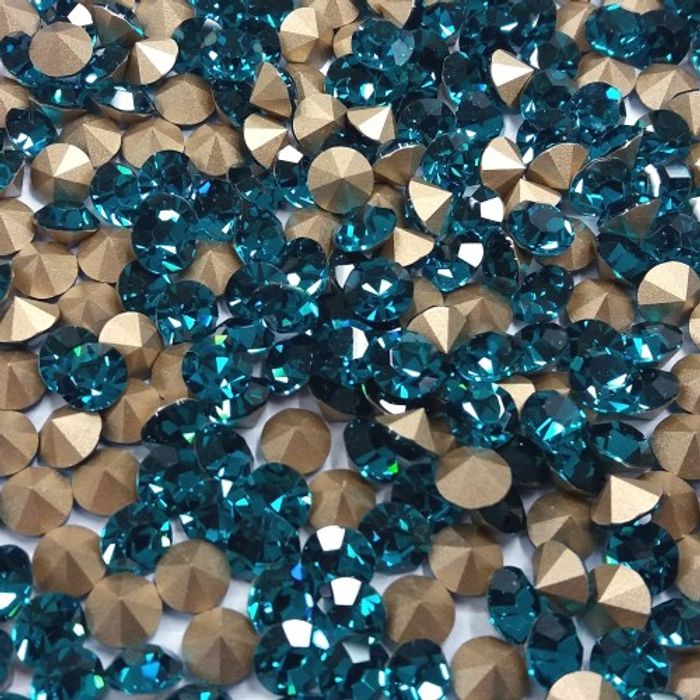 Strass New Basic Blue Zircon - SS14,5/PP28(3,50-3,60mm) 1.440 Peças