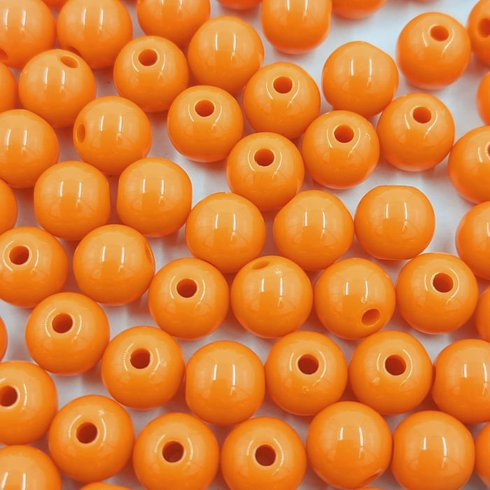 Bolinha Leitosa Laranja 10 - 8mm 25g