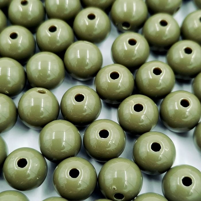 Bolinha Leitosa Verde Musgo - 8mm 25g
