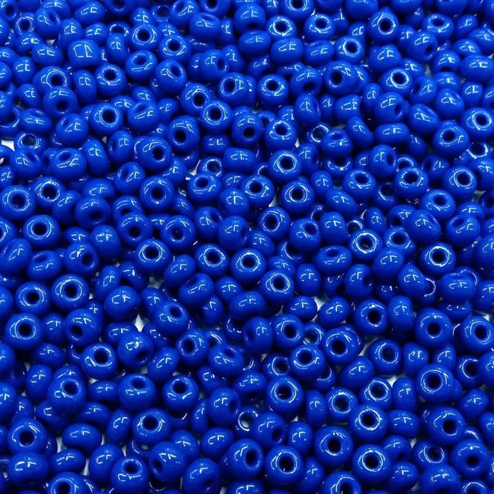Miçanga Preciosa Ornela Fosca Azulão 33060 - 2/0(6,1mm) 25g Aprox. 100 Peças