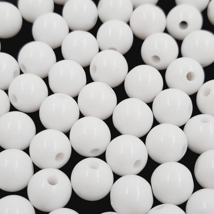 Bolinha Fosca Branca - 8mm 25g