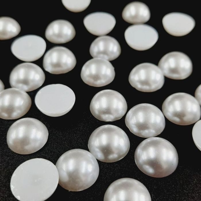 Meia Pérola ABS Branca - 10mm 25g