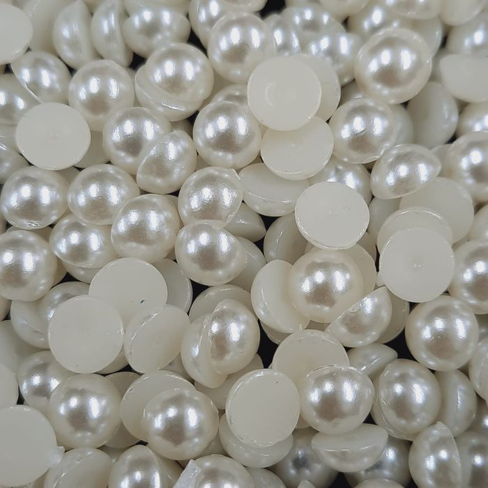 Meia Pérola ABS Creme - 8mm 250g